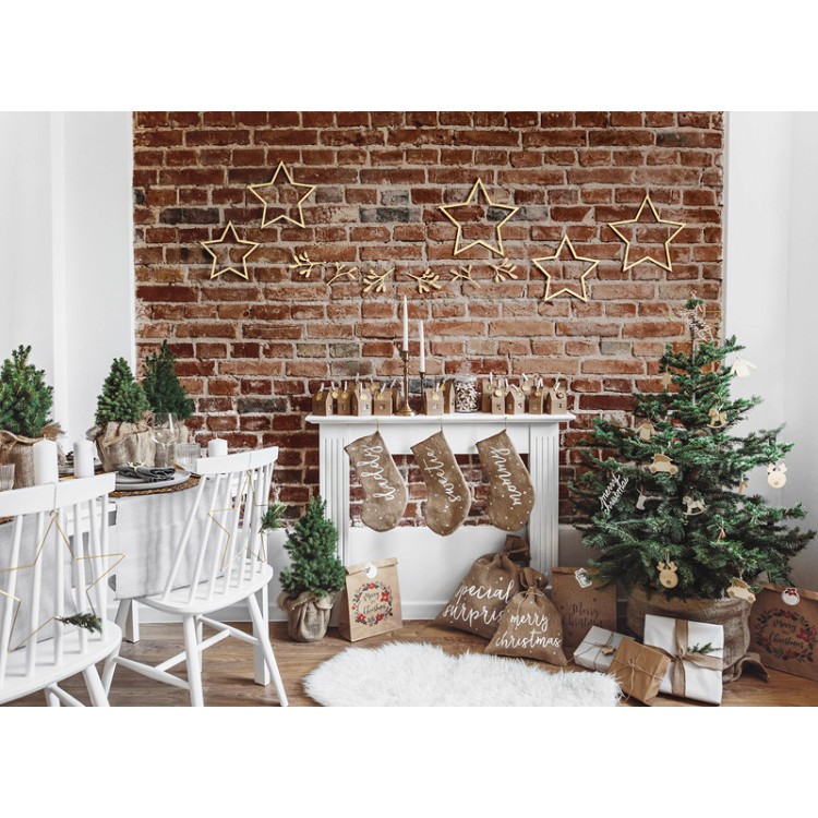 Julstrumpa i Juteväv - Daddy bild 2