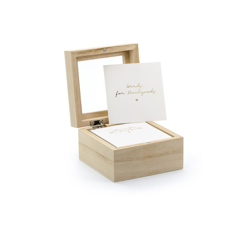 Ask med Lyckönskningskort