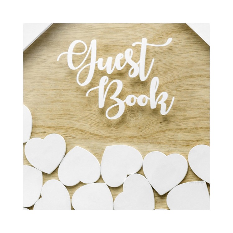 Gästbok med Trähjärtan bild 2