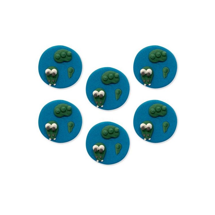 Sockerdekoration  Alligator