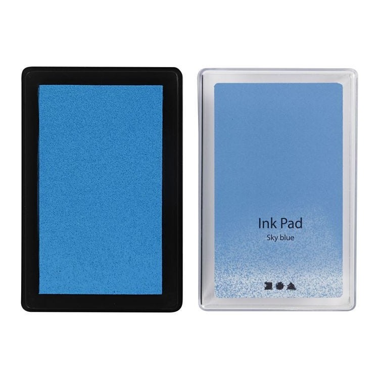 Stämpeldyna Ljusblå