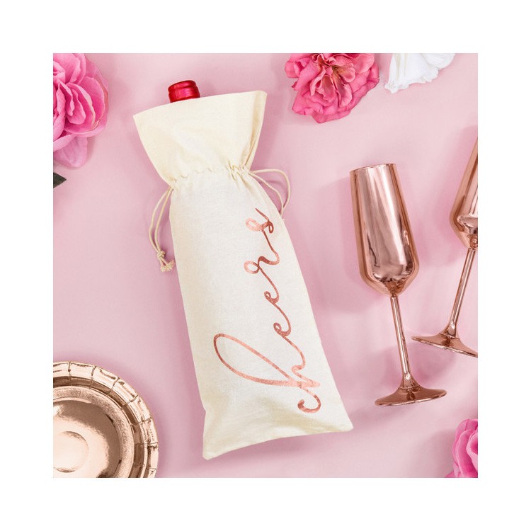 Tygpåse till vinflaska bild 2