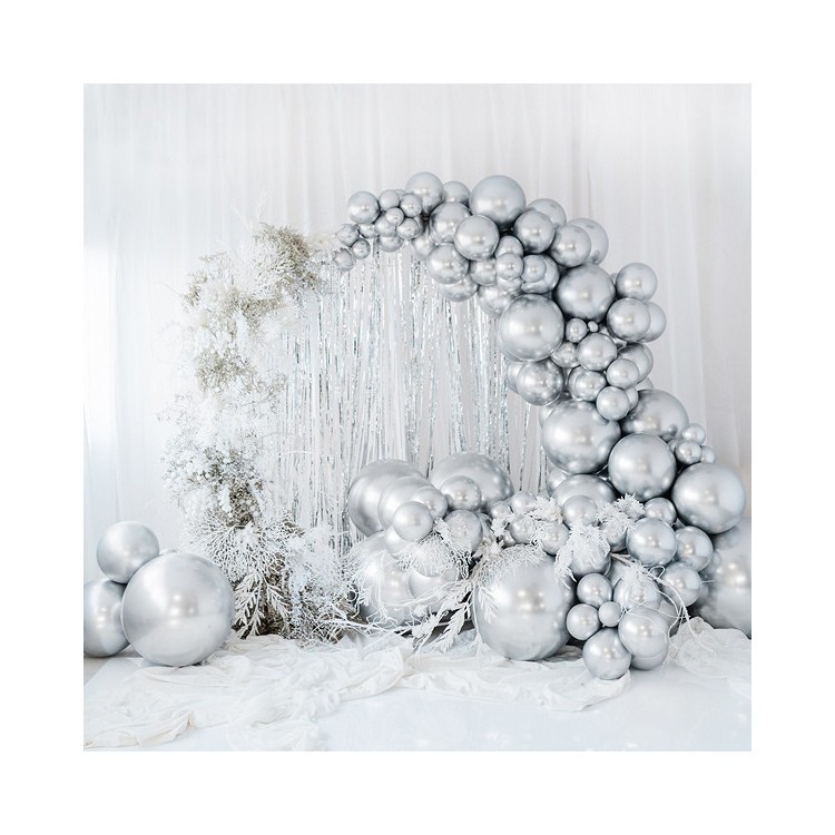 Jätteballong Silver 60 cm