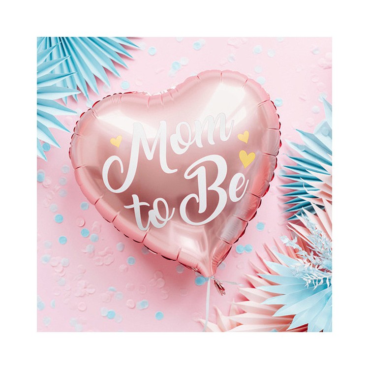 Folieballong Rosa - Mom to Be bild 4