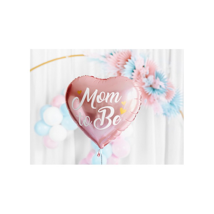 Folieballong Rosa - Mom to Be bild 3