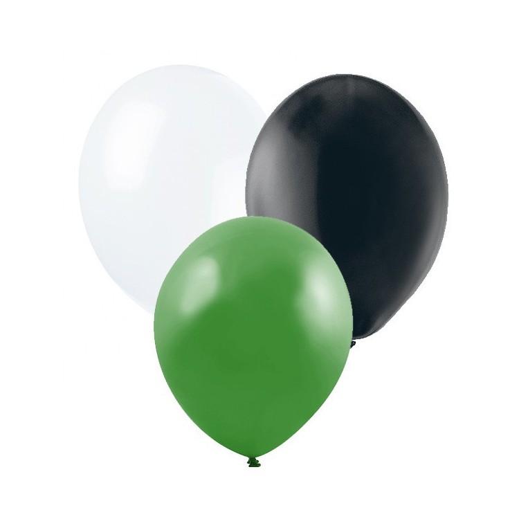 Ballonger Svart, Grön, Vit