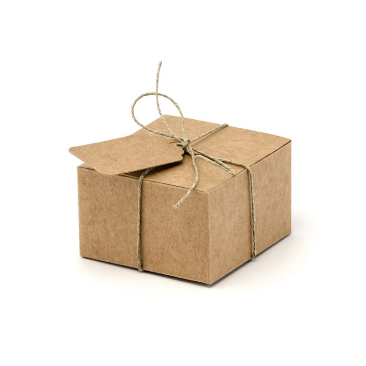 Gåvoask Natur med namntag