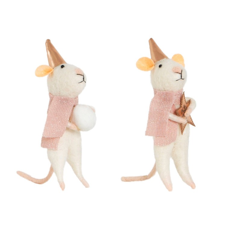 Filtmus med Snöboll eller Stjärna bild 2