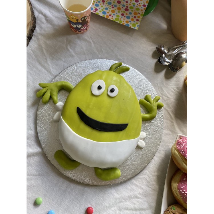 Sockerpasta, Sugarpaste Ljus limegrön bild 5