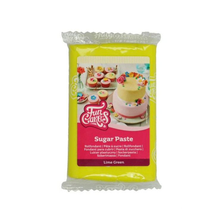Sockerpasta, Sugarpaste Ljus limegrön
