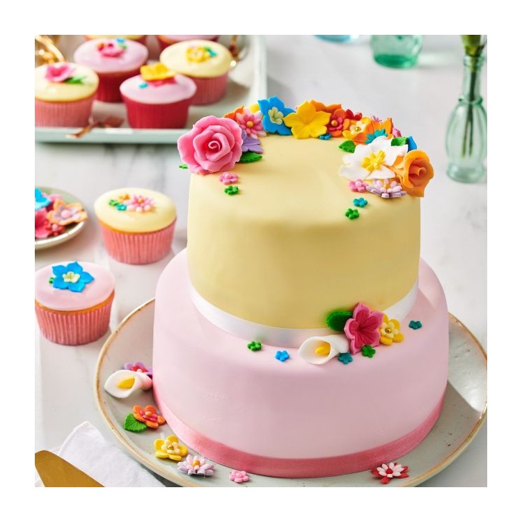 Sockerpasta, Sugarpaste Ljus limegrön bild 2