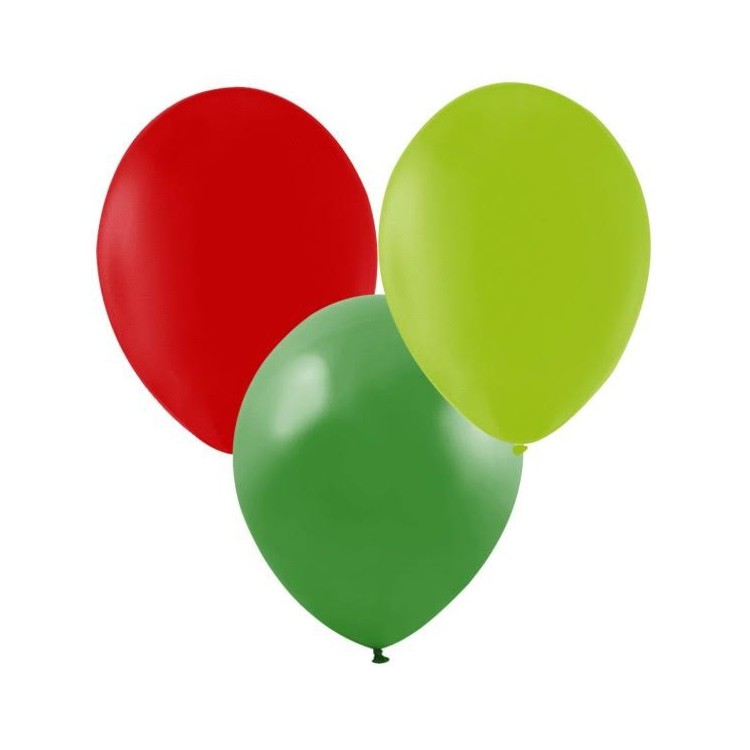Ballonger Röd, grön, lime
