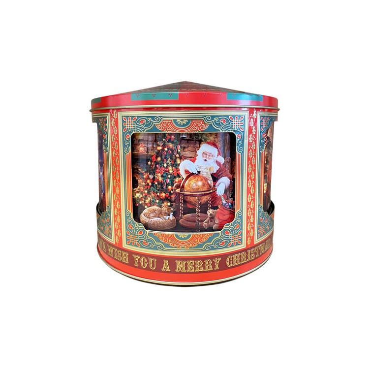 Plåtburk Speldosa och karusell, Stor