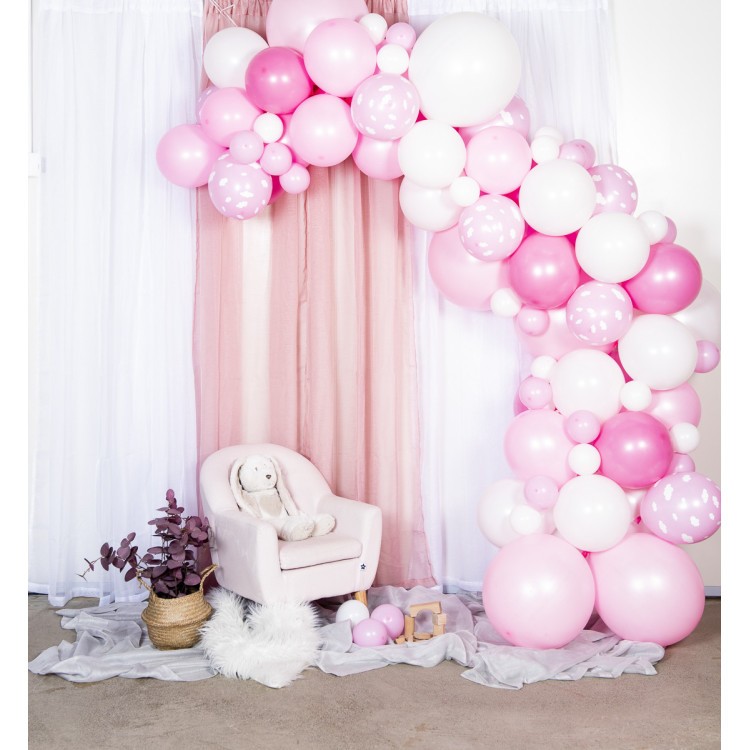 Ballongbåge Rosa Mix