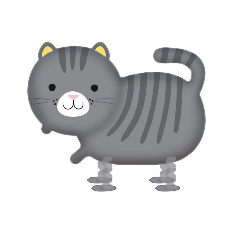 Airwalker Folieballong Katt