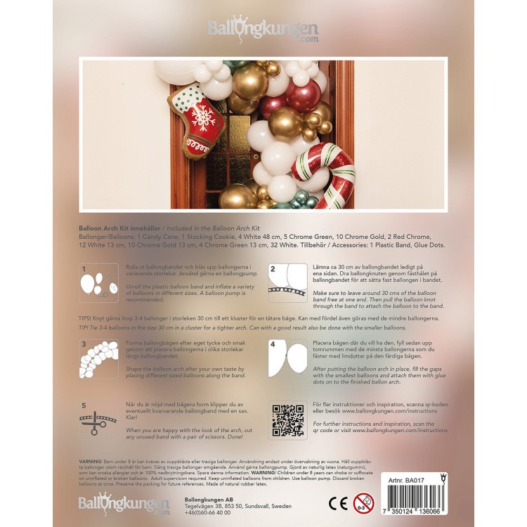 Ballongdekoration Jul bild 2