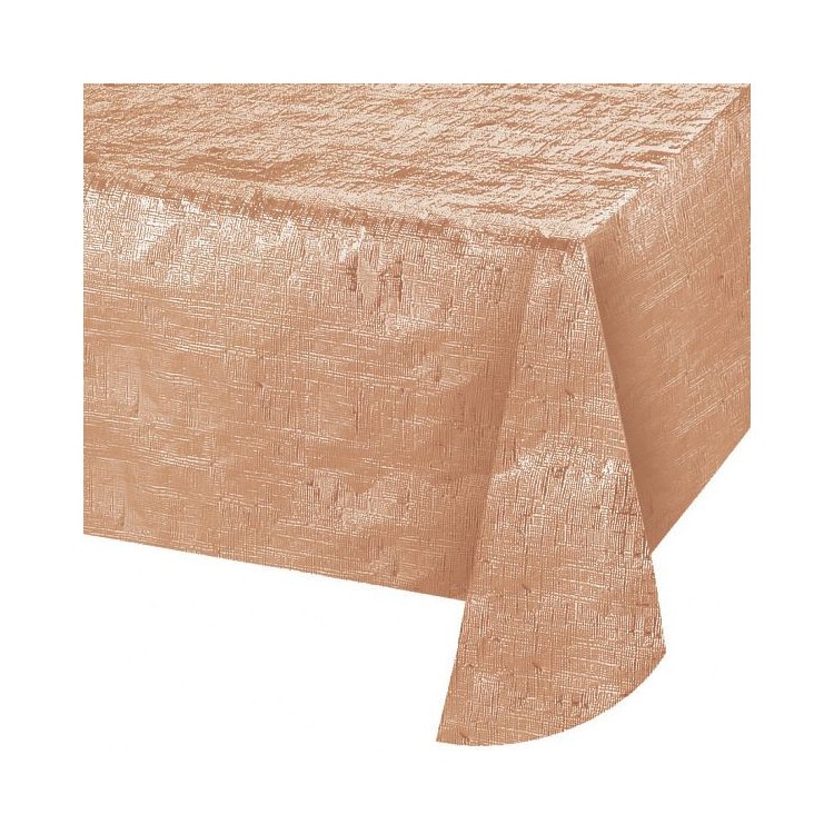 Metallic Pappersduk Rosé