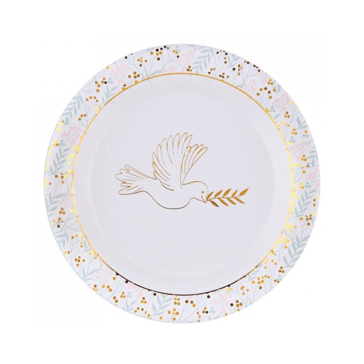 Papperstallrikar 10-pack Duva