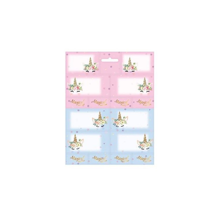 Namnetiketter Unicorn