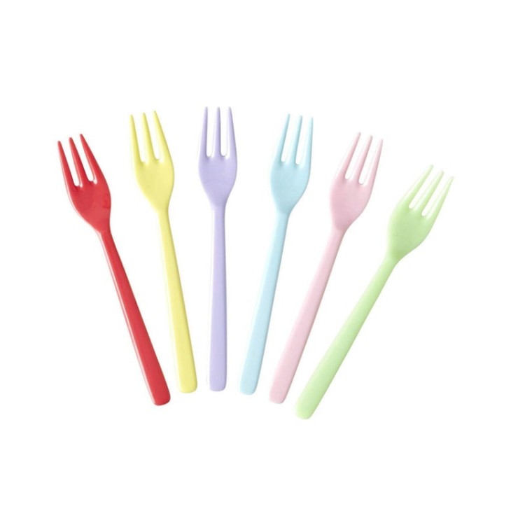 Rice Melamingafflar Pastell 6-pack