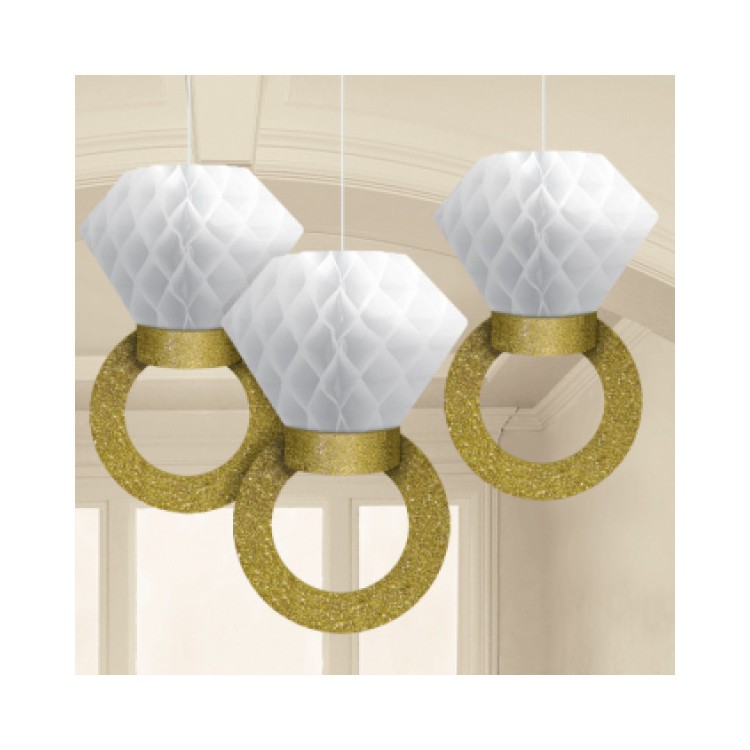 Honeycombs - Ringar, 3-pack