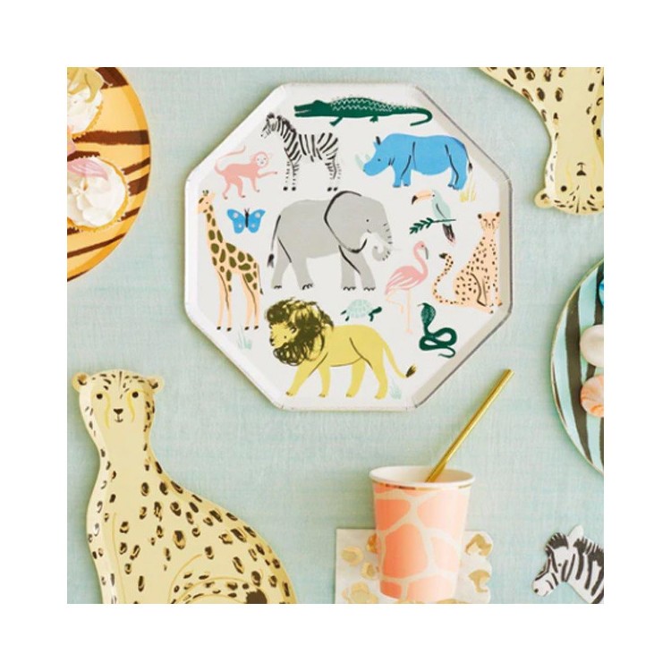 Papperstallrikar Safari - Meri Meri bild 2