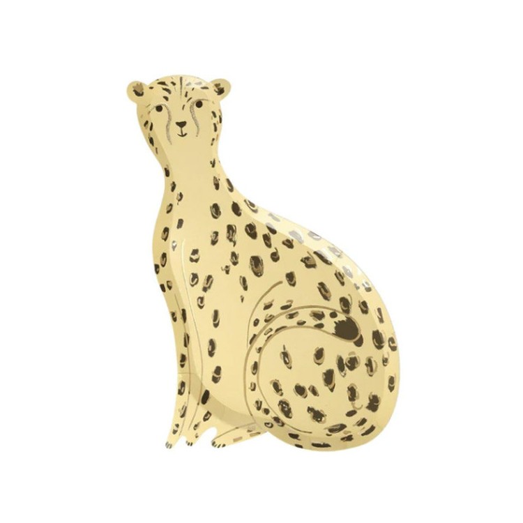 Papperstallrikar Gepard - Meri Meri bild 3