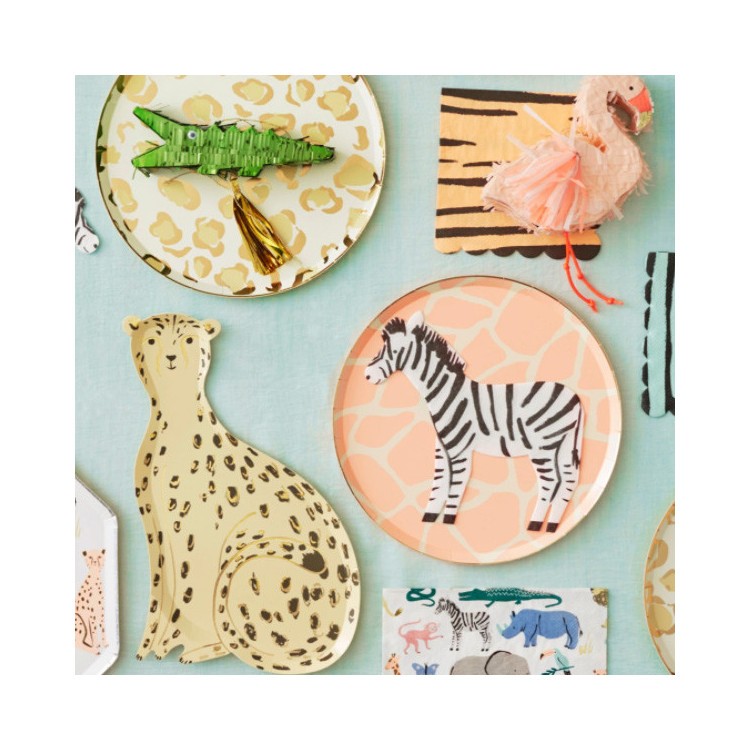 Papperstallrikar Gepard - Meri Meri bild 2