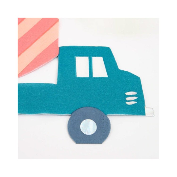 Servetter Cementbil - Meri Meri bild 3