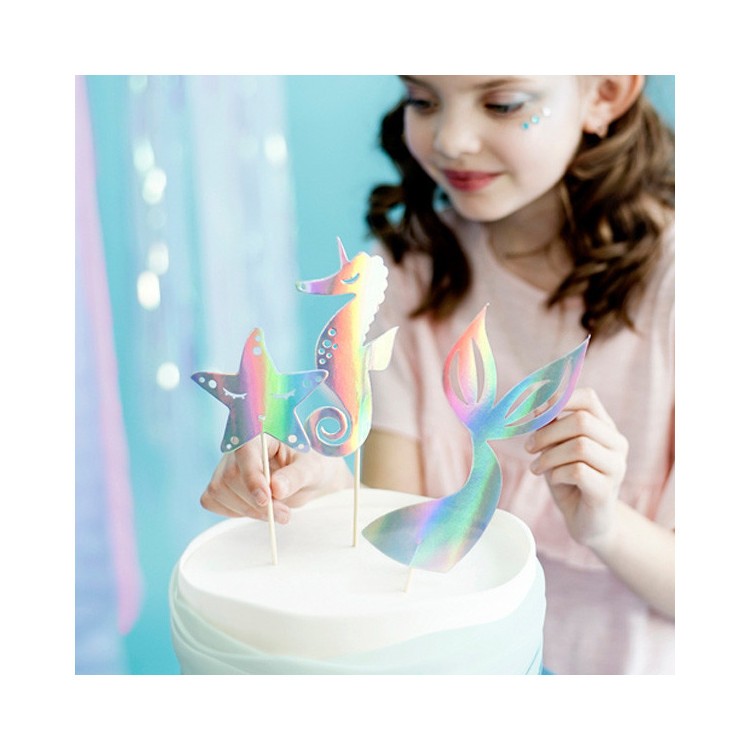 Cake Toppers Mermaid, Sjöjungfru bild 2