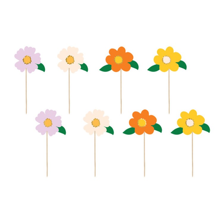 Cake Toppers Blommor 13 cm
