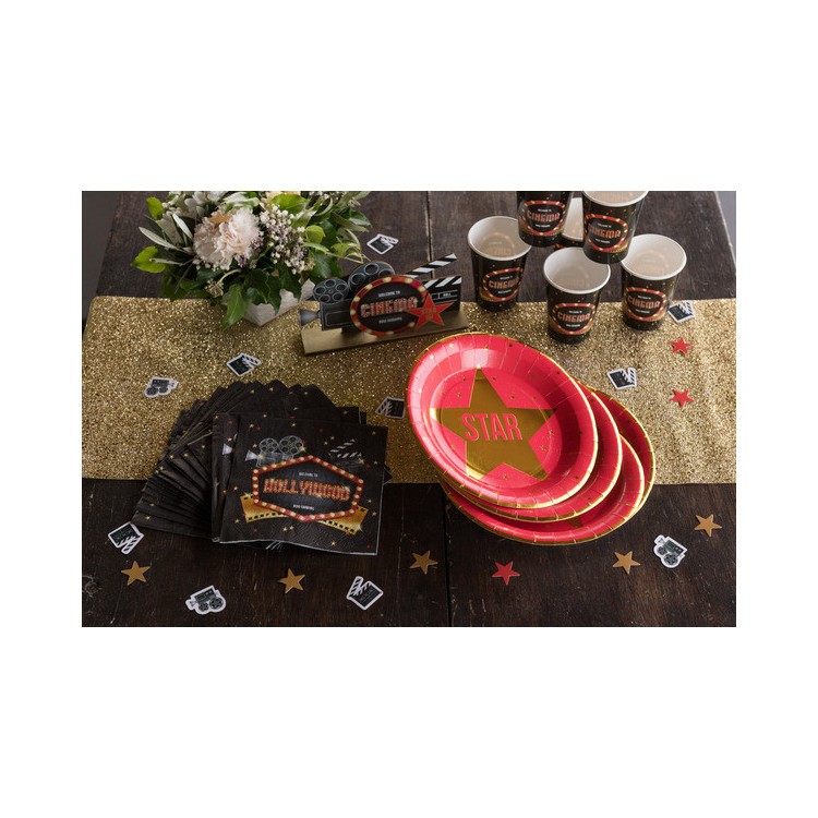 Papperstallrikar Hollywoodstjärna 10-pack