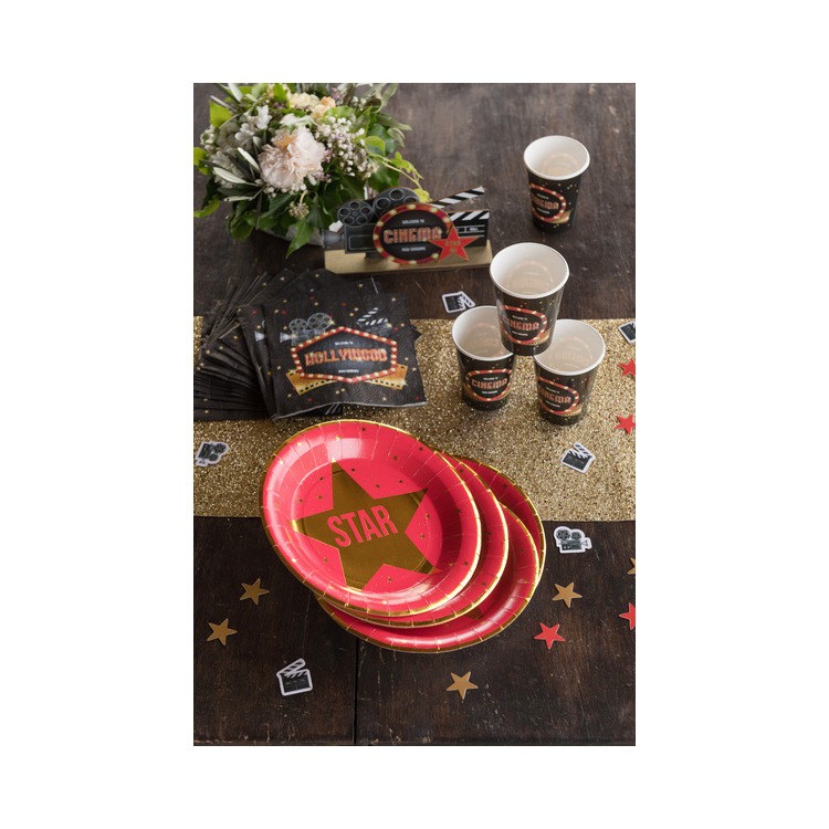Papperstallrikar Hollywoodstjärna 10-pack bild 3