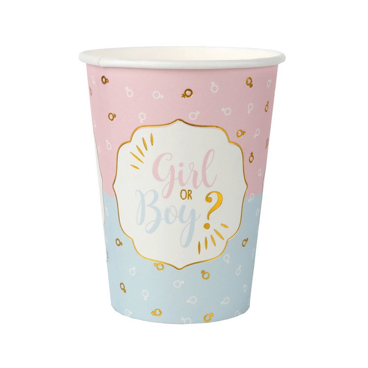 Pappersmuggar 10-pack Gender Reveal