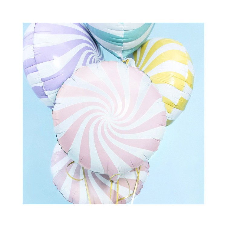 Folieballong Karamell 35 cm Ljusrosa bild 2