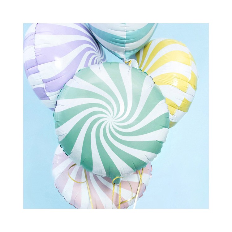 Folieballong Karamell 35 cm Mint