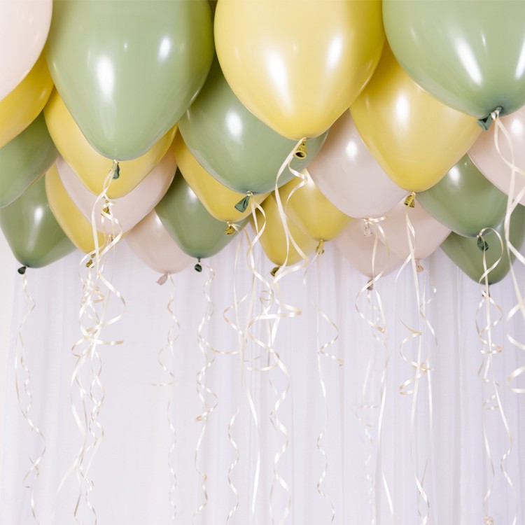 Takballonger, Grön, Ljusgrön, Grå