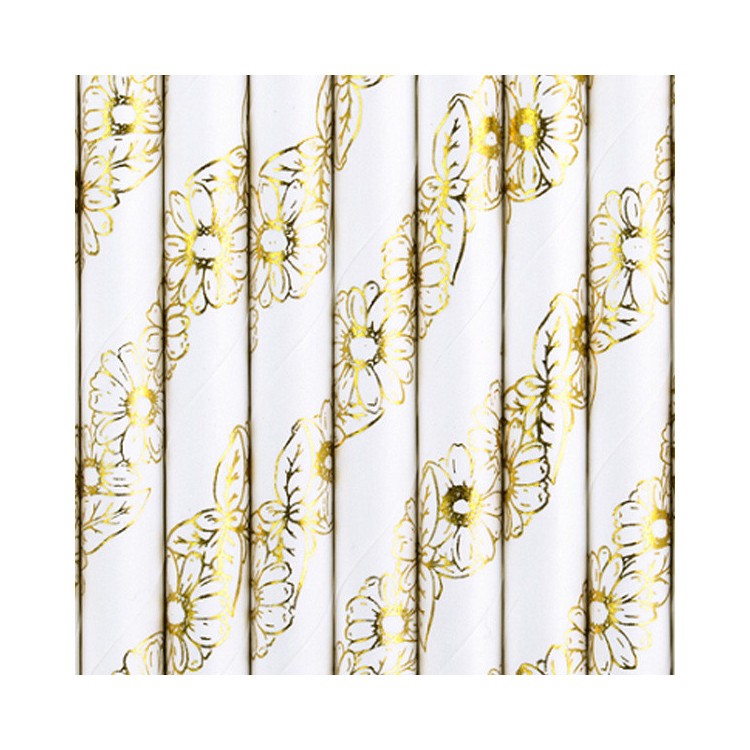 Papperssugrör Guldblommor