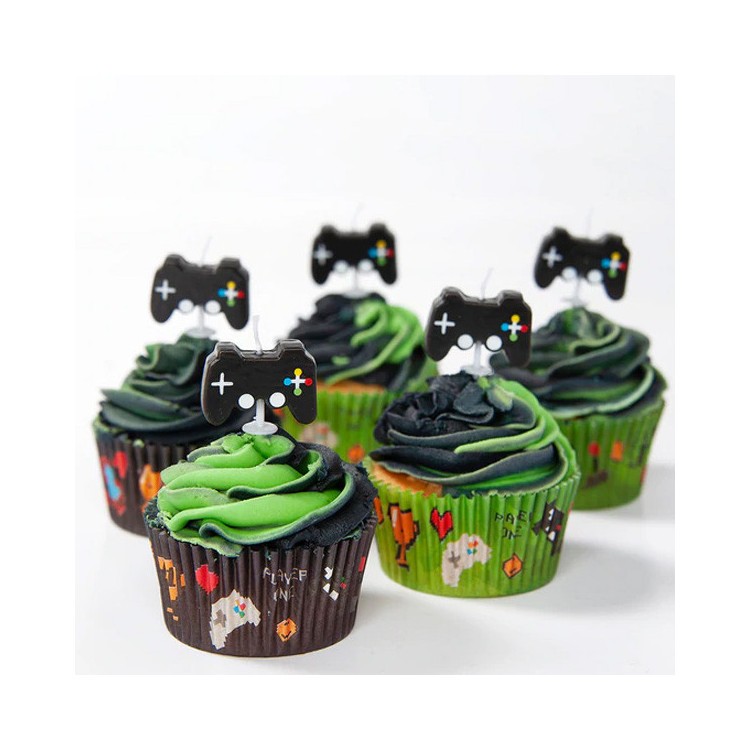 Tårtljus Gaming Party 5-pack bild 2