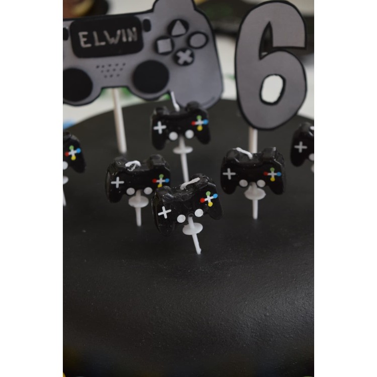 Tårtljus Gaming Party 5-pack bild 3