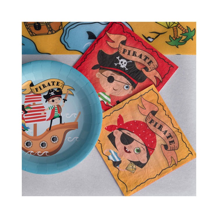 Servetter Pirattema 20-pack bild 3