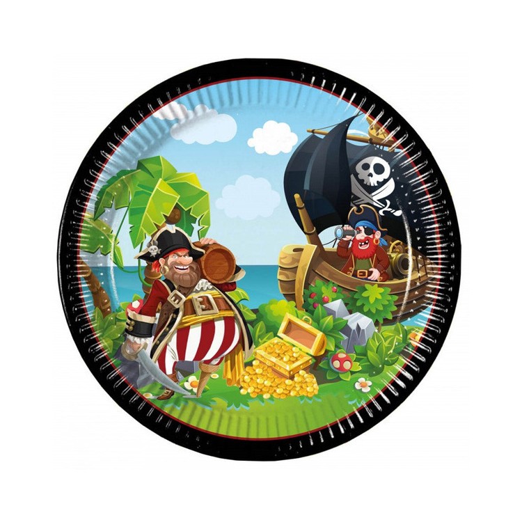 Papperstallrikar Piratkalas