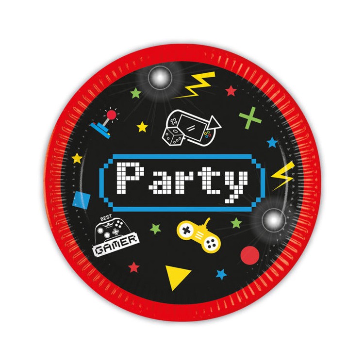 Papperstallrikar Gaming Party