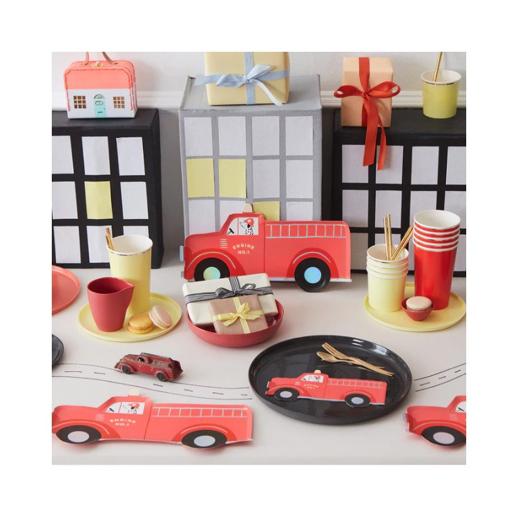 Servetter Brandbil - Meri Meri bild 3