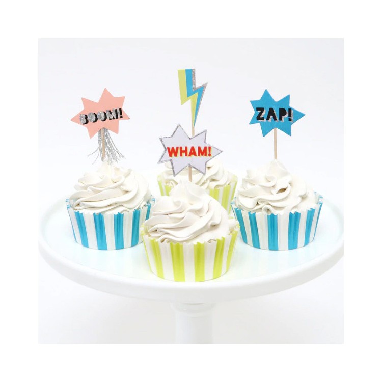 Cupcake Kit Superhjältar - Meri Meri