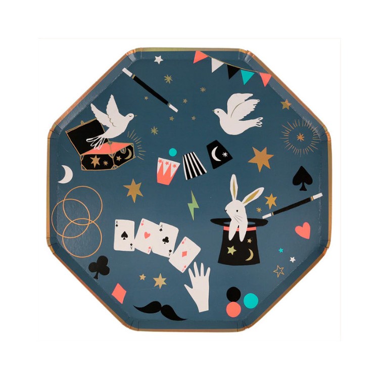 Papperstallrikar Trolleri 8-pack - Meri Meri