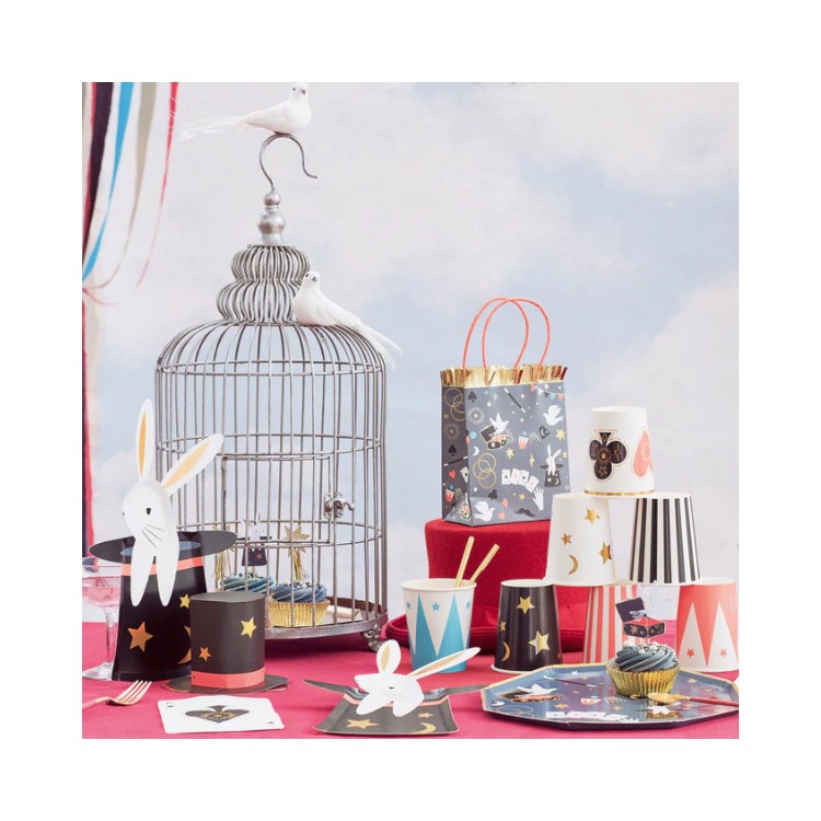 Papperstallrikar Kanin i Hatt 8-pack -Meri Meri bild 2