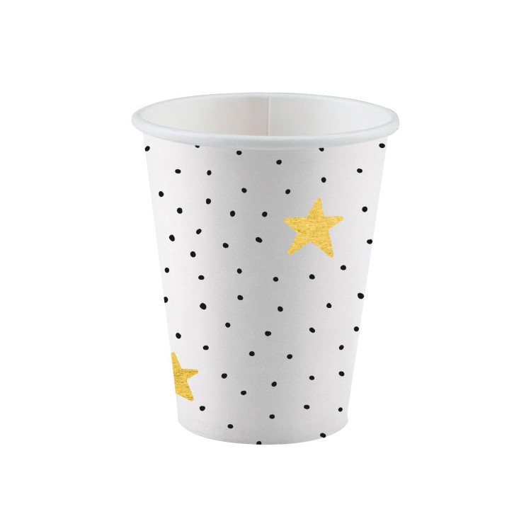 Pappersmuggar 8-pack Stjärnor