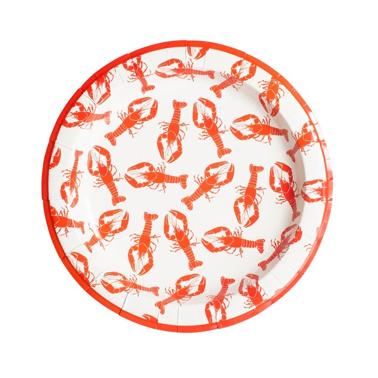 Papperstallrikar Kräftskiva