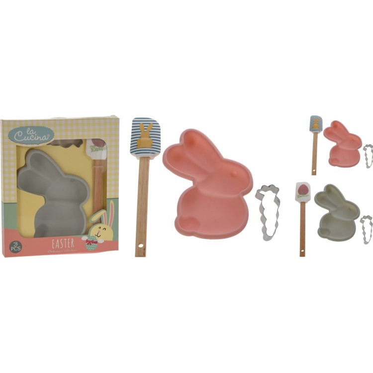 Silikon Bakset med Kaniner